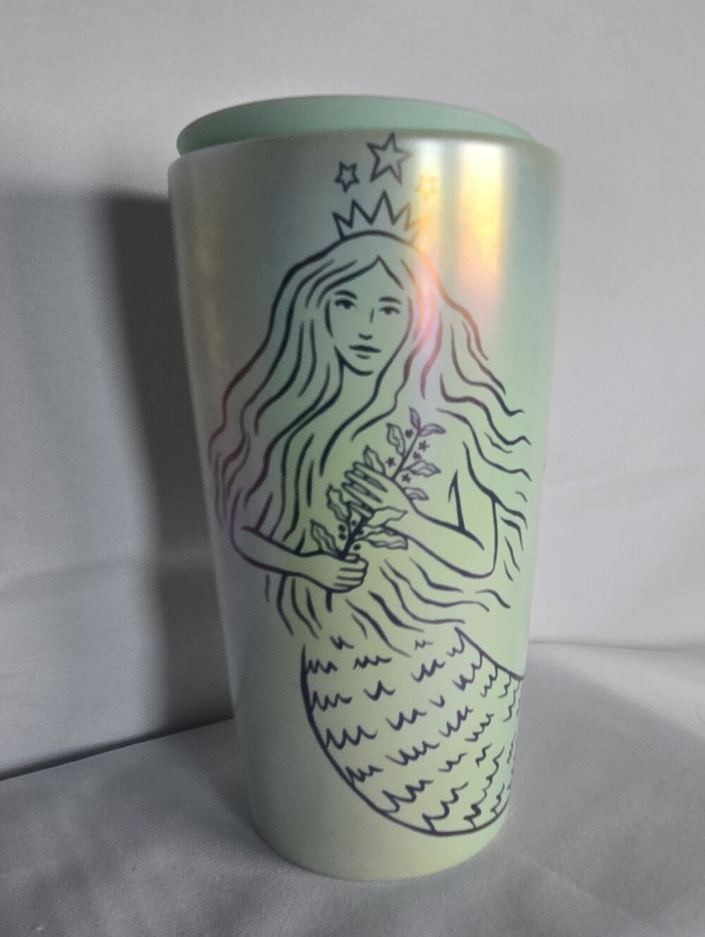 Authentic Starbucks 2020 Iridescent Siren Ceramic Tumbler Mug - 12 oz